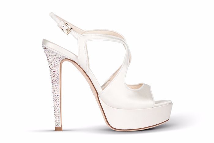 Sandalo gioiello raso e swarovsky