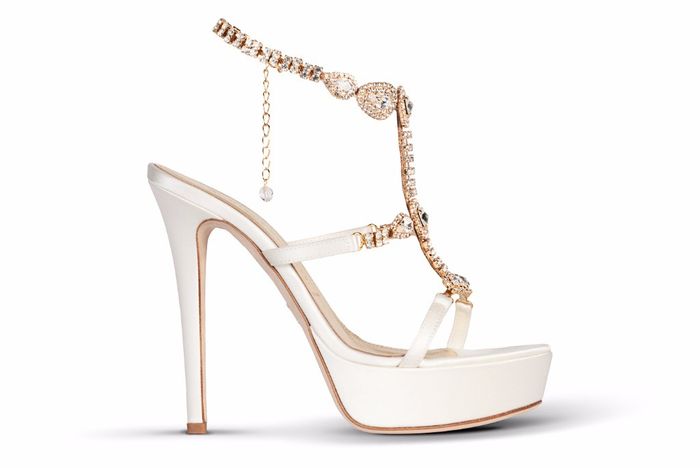 Sandalo gioiello avorio