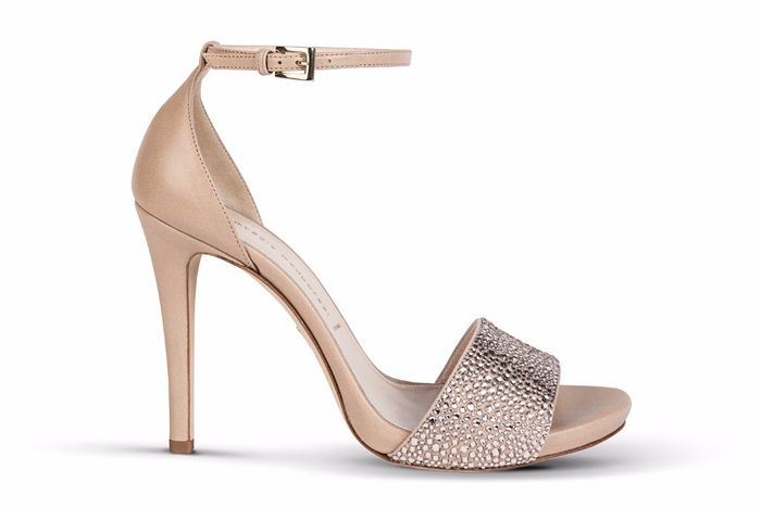 Sandalo gioiello rosa cipria