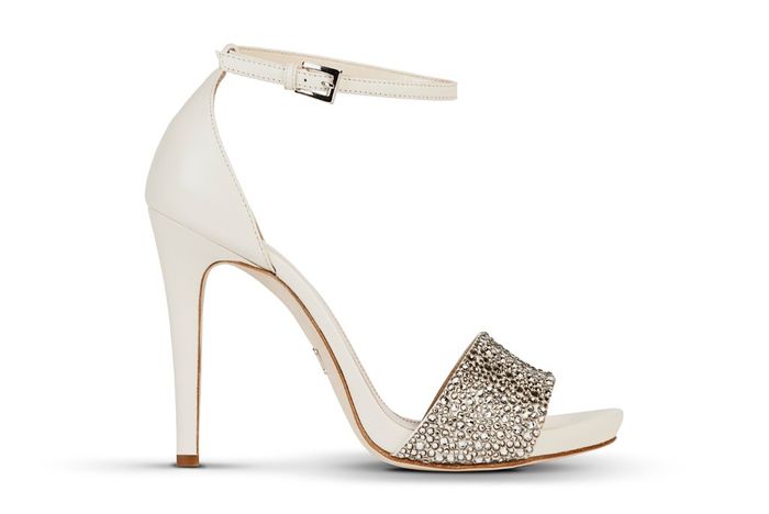Sandalo gioiello bianco
