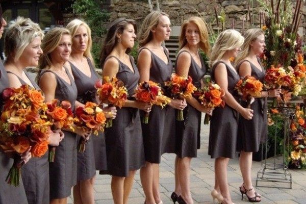 Damigelle e bouquet autunnale