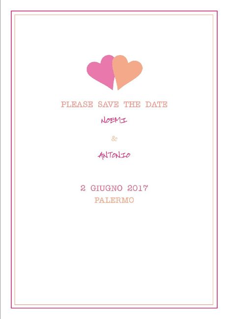 Save the date - 1