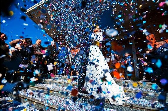 Lancio dei coriandoli 2