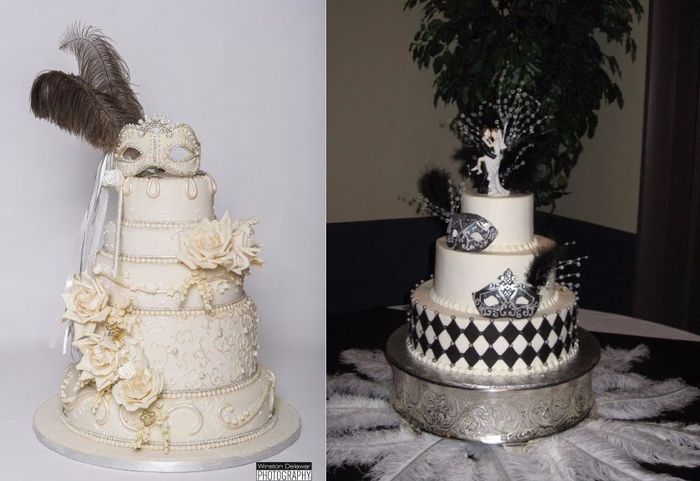 Torte nuziali maschere