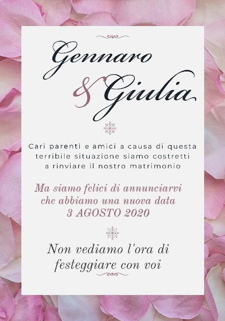 Come comunicare il cambio data 1