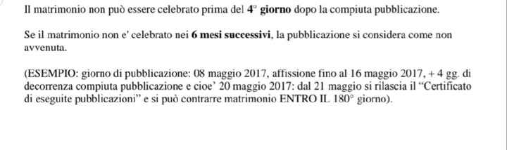 Validità pubblicazioni - 1