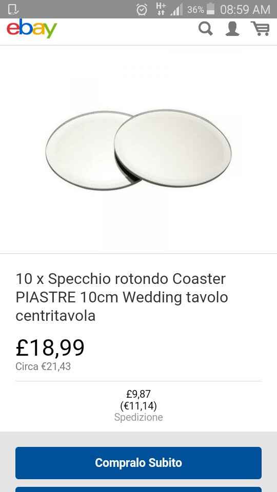 Specchi centrotavola - 1