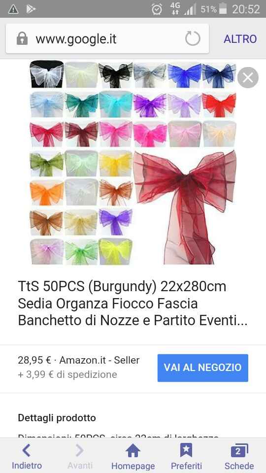  Sos fiocchi per le sedie - 1