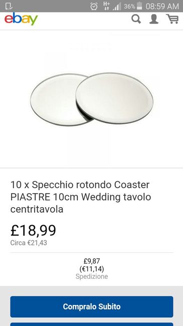 Specchi centrotavola - 1