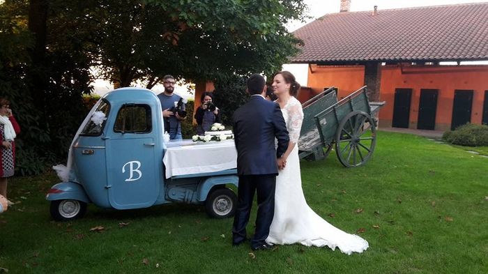 Prima del taglio della torta