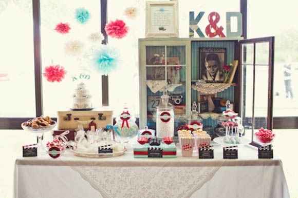 allestimento dolci tema cinema