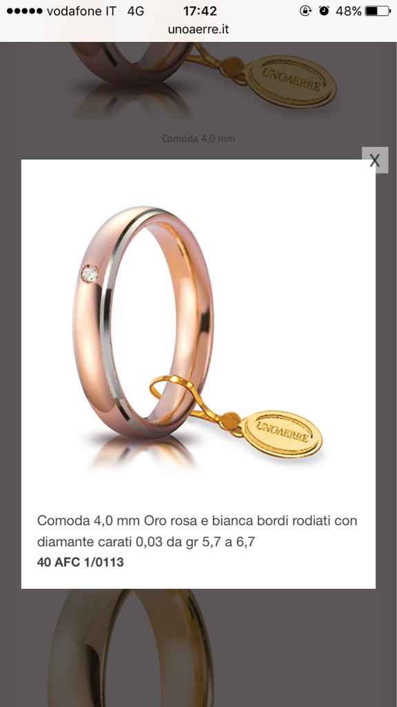 Dubbio prezzi fedi - 1