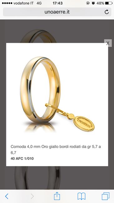 Dubbio prezzi fedi - 2