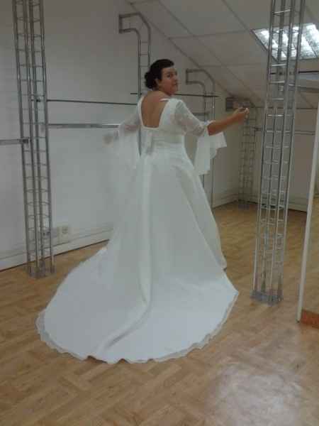 Vestito sposa maniche corte - 2
