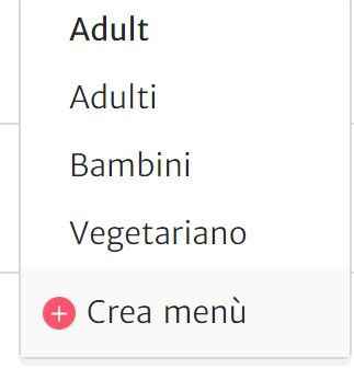 Eliminare Menu