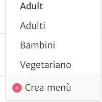 Eliminare Menu