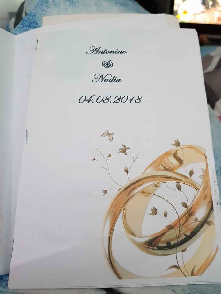 Copertina libretto messa - 2