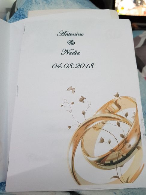 Copertina libretto messa - 2