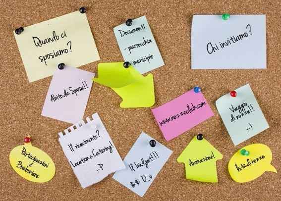 Organizzare le nozze