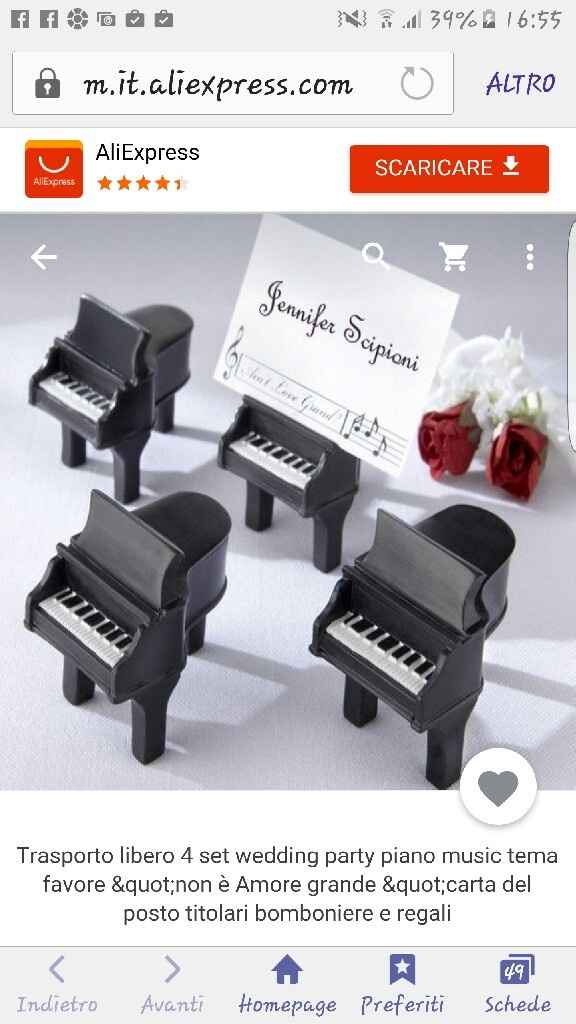 Bomboniere tema musicale - 1