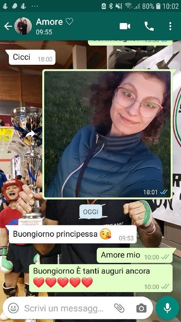 Condividi lo screenshot dell'ultimo messaggio che vi siete inviati 11