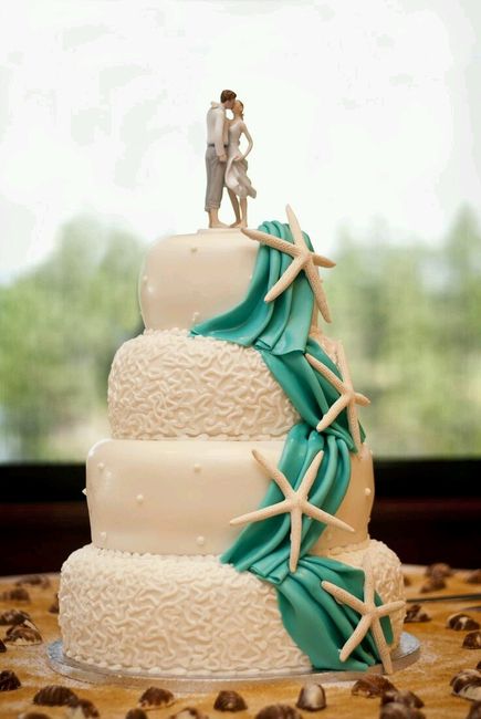 Idee torta tiffany tema mare - 9