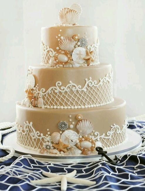 Idee torta tiffany tema mare - 10