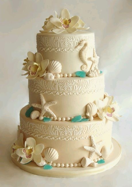 Idee torta tiffany tema mare - 13