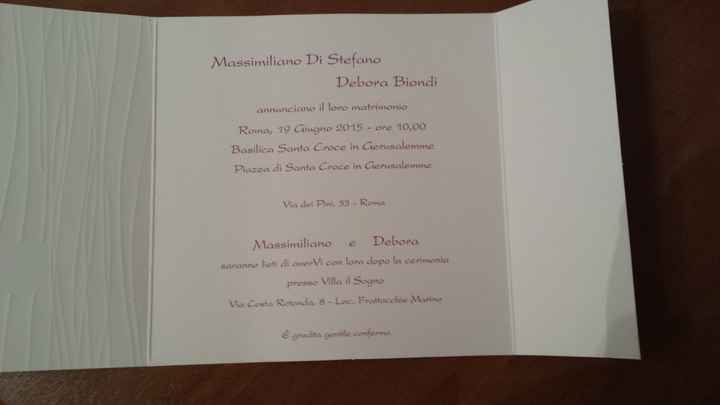 Le vostre partecipazioni di nozze - 2