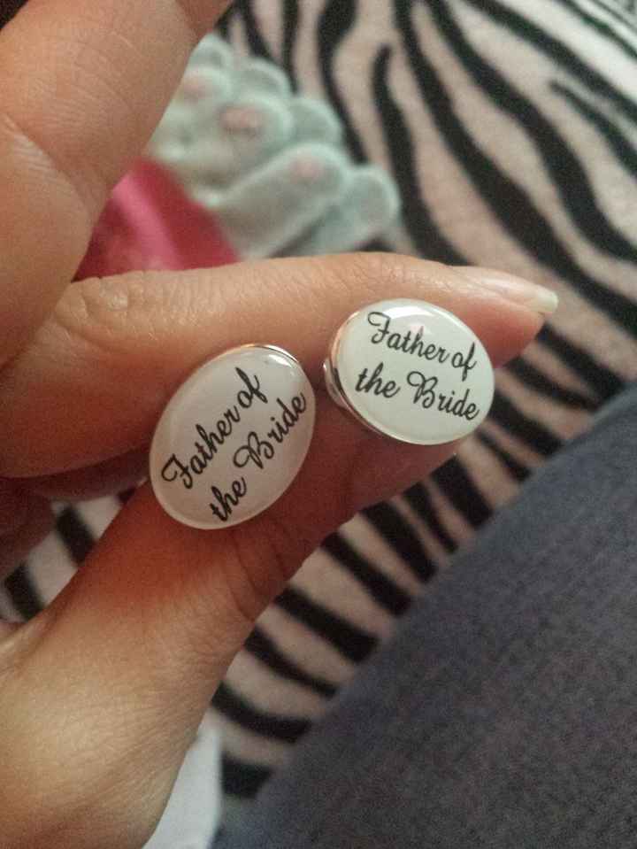 Cufflinks father of the bride