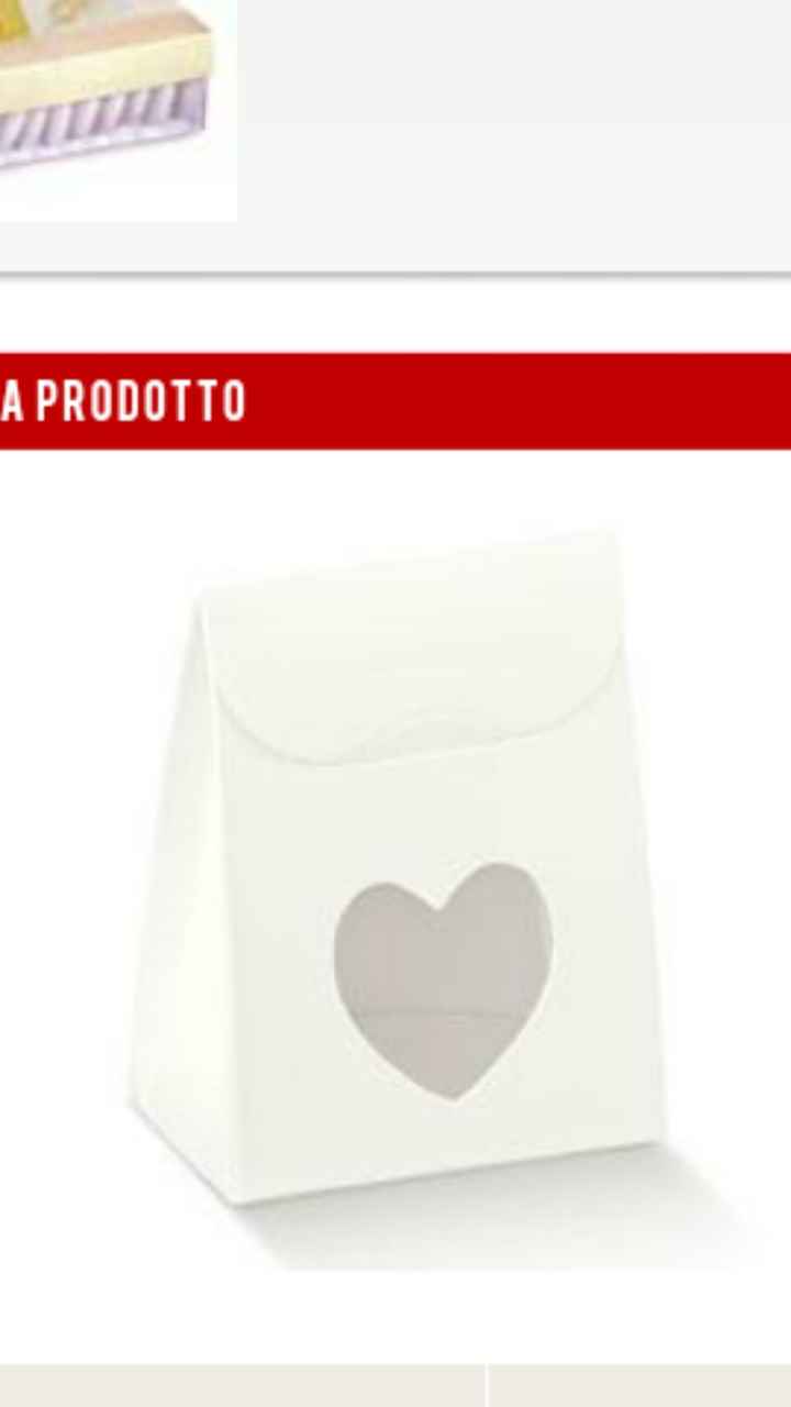 Scatoline portaconfetti in carta - 1