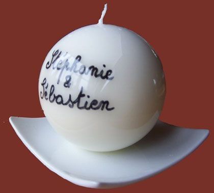 Segnaposti con candele