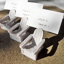 Segnaposto estivo con sdraio