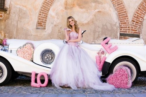 Sposa in rosa