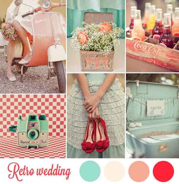 Retro wedding