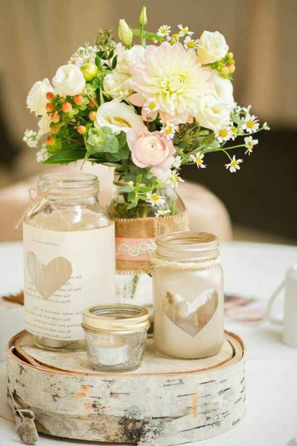 Centro tavola shabby - 5