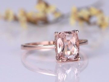 Morganite e oro rosa