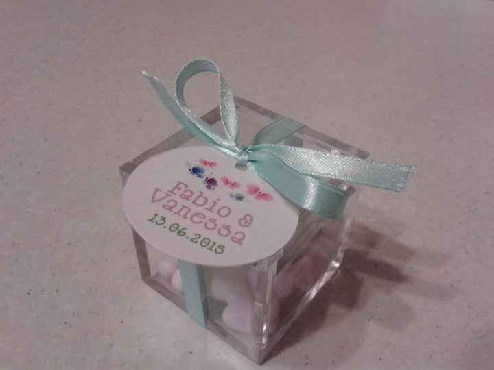 Scatoline plexiglass come segnaposto - 1