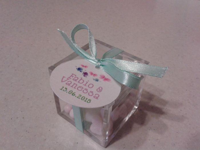 Scatoline plexiglass come segnaposto - 1