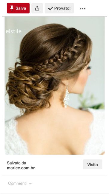 Acconciatura abito scollato sulla schiena - 1