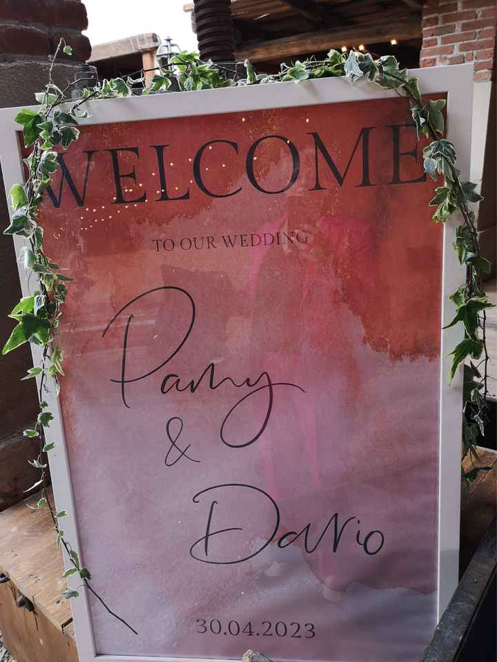 Cartello di benvenuto - 1