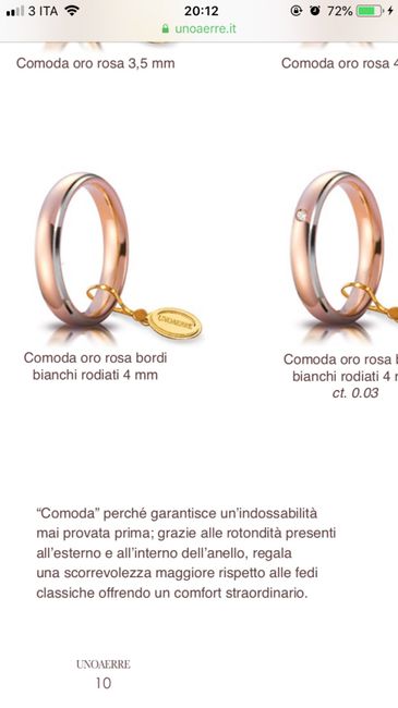 Che tipo di fedi preferite? 2