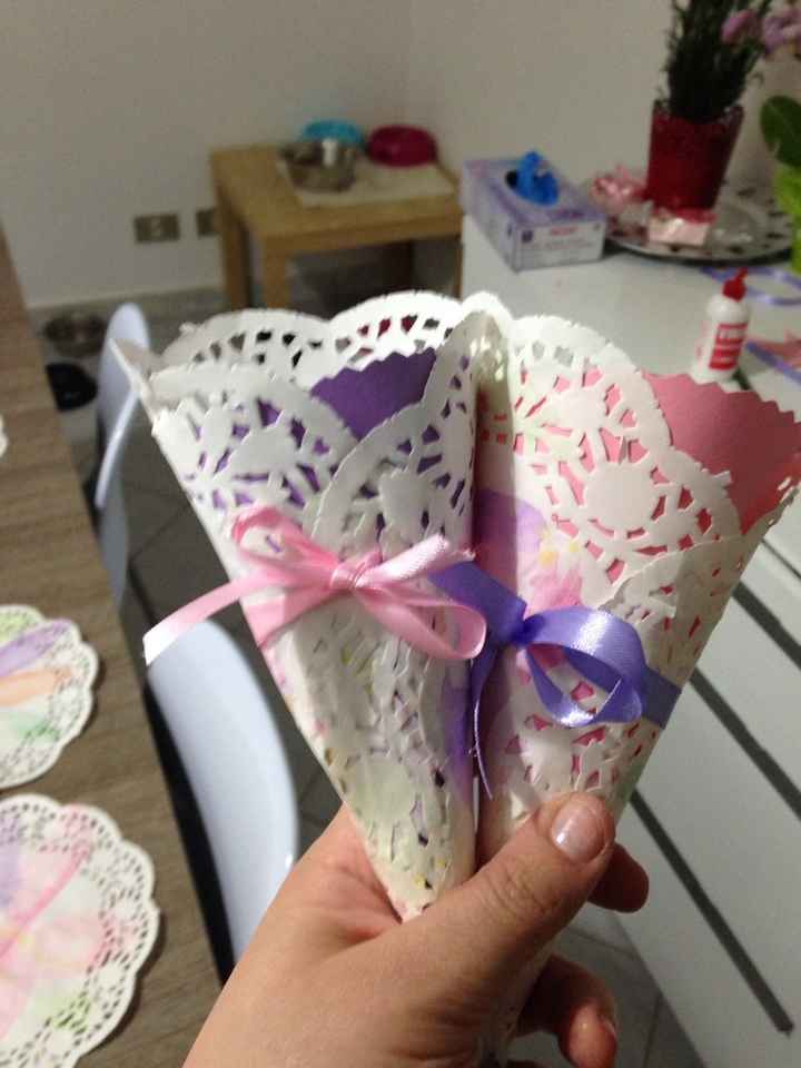 Coni portariso dipinti a mano: prototipo - 4