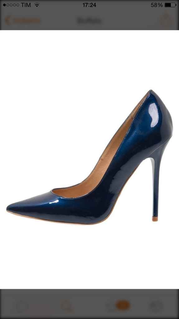 Cerco scarpe blu pizzo - 4