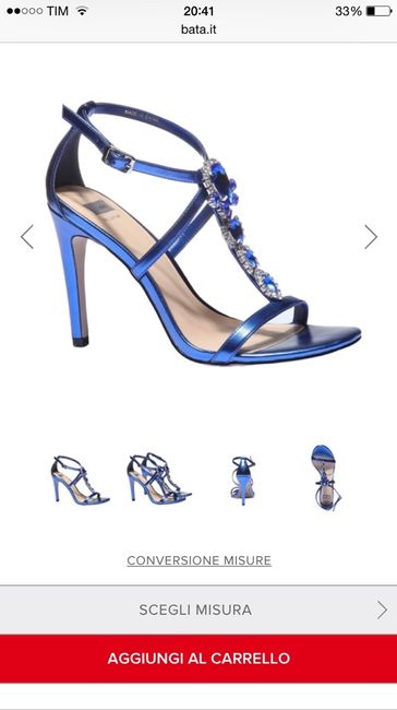 Consiglio scarpe sposa blu - 2