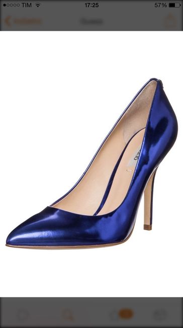 Cerco scarpe blu pizzo - 5