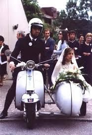 Vespa con sidercar