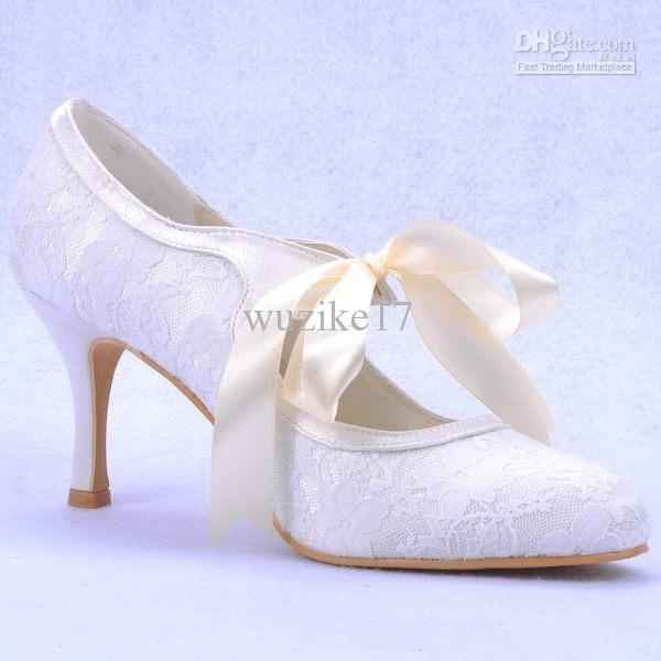 Scarpe sposa pizzo