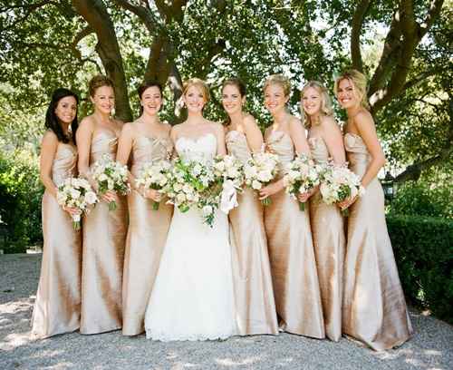 Damigelle e sposa