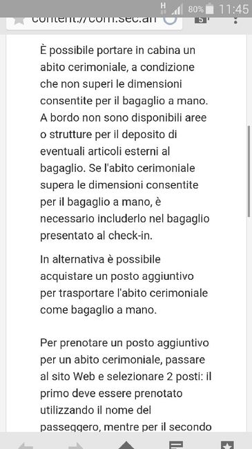 Abito da sposa su ryanair? - 1